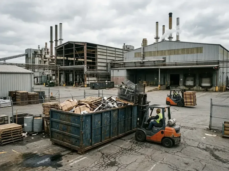 industrial-factory-scrap-conta-003 — frequently asked questions, Cheap Roll-off Dumpster Rentals in Donora, PA